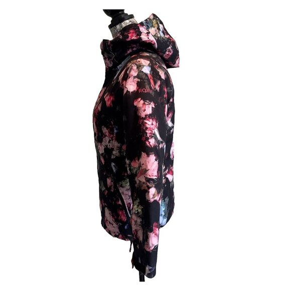 ROXY ski & Snowboard Jacket 14, XL teen, Blooming Party, pink‎ & black, powder - Picture 2 of 15